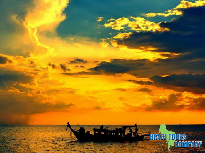 Railay Sunset by Longtail Boat Tour